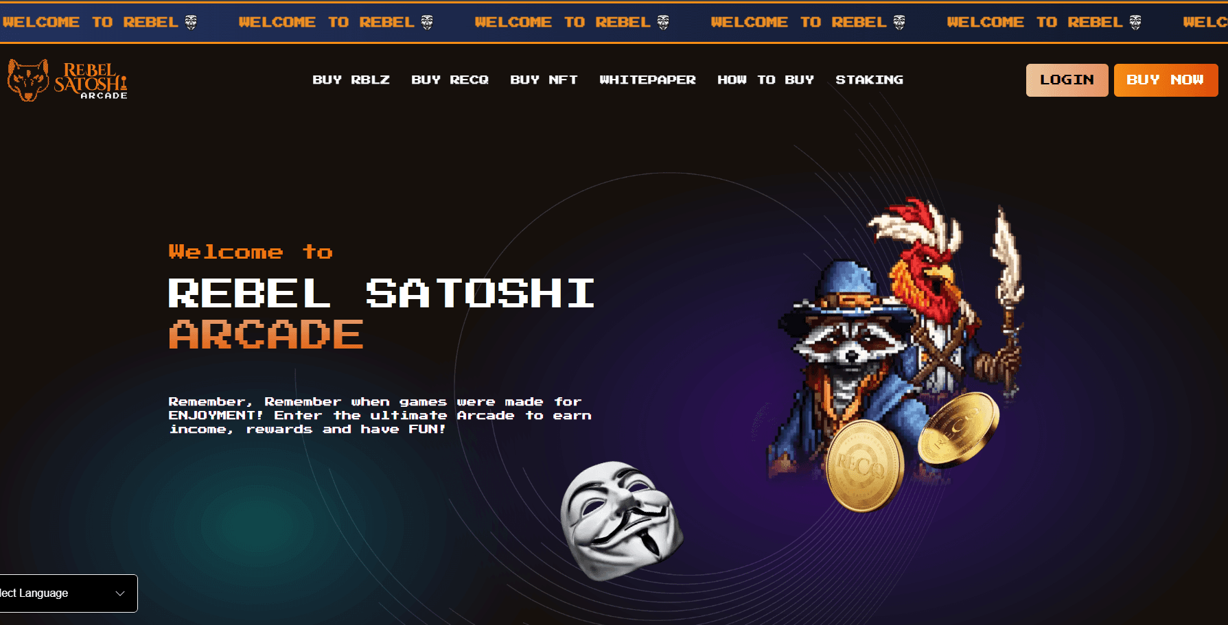 RECQ RebelSatoshi screenshot