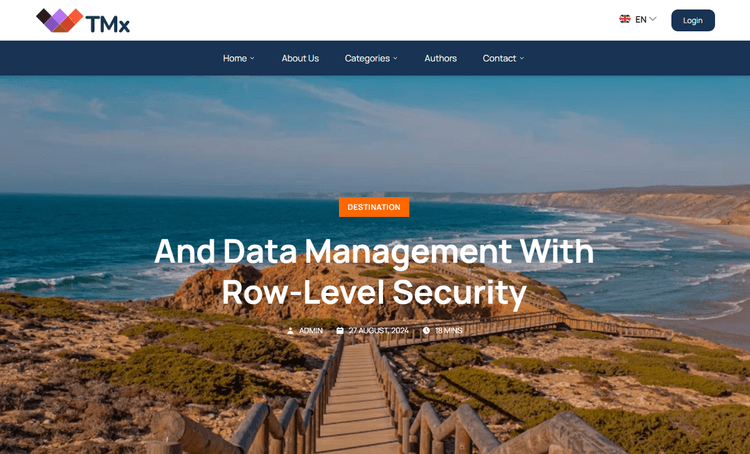BlogPost screenshot